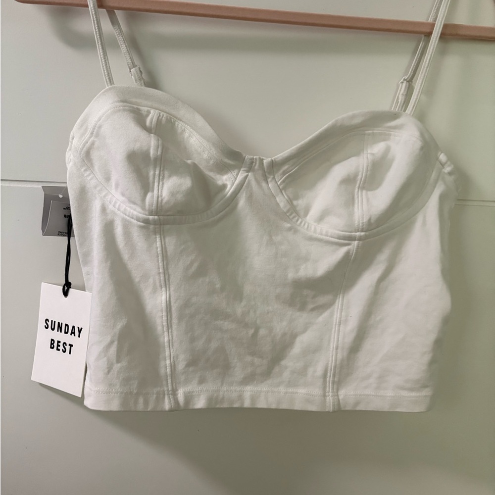 Sunday Best Cream Bustier Bra